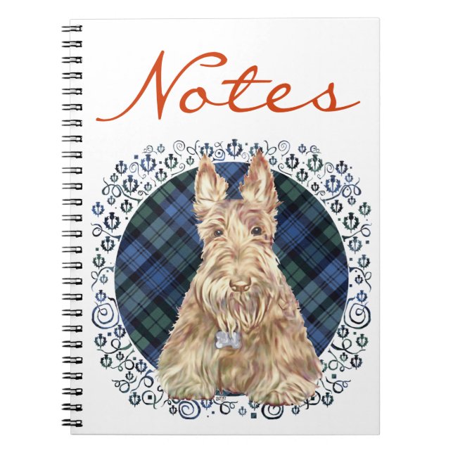Black Watch-tartan Anteckningsbok (Framsidan)