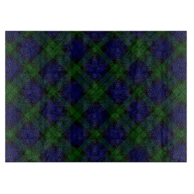 Black Watch Tartan Blue Grönt Play (Framsidan)