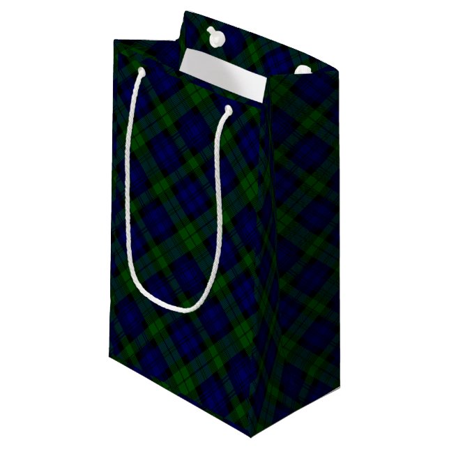 Black Watch Tartan Blue Grönt Play (Framsidan Vinklad)