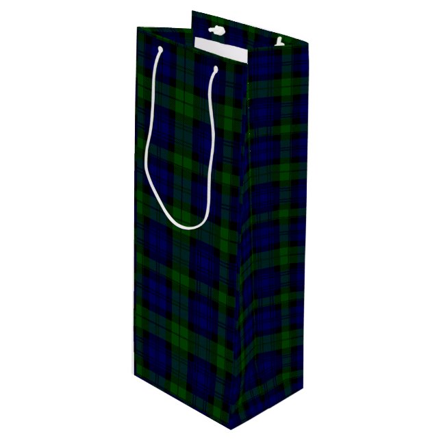 Black Watch Tartan Blue Grönt Play (Framsidan Vinklad)
