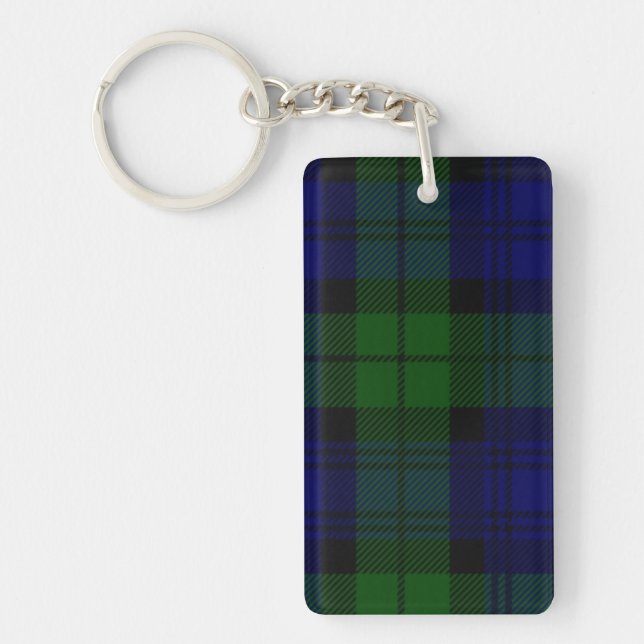 Black Watch Tartan Blue Grönt Play (Framsidan)