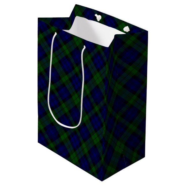 Black Watch Tartan Blue Grönt Play (Framsidan Vinklad)