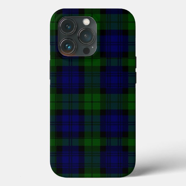 Black Watch Tartan Blue Grönt Play (Baksida )