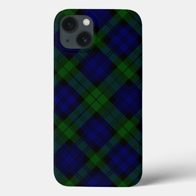 Black Watch Tartan Blue Grönt Play (Baksida)