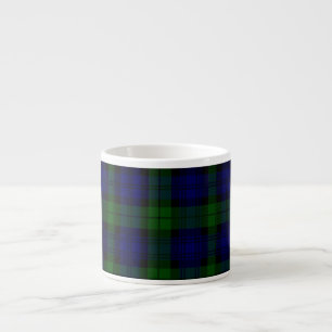 Black Watch Tartan Blue Grönt Play Espressomugg