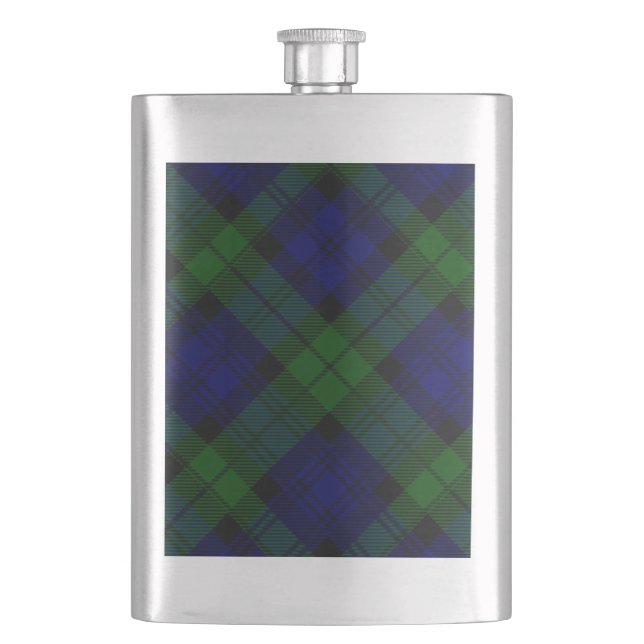 Black Watch Tartan Blue Grönt Play Fickplunta (Framsidan)