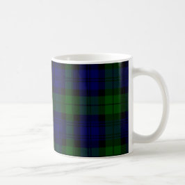 Black Watch Tartan Blue Grönt Play Kaffemugg