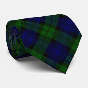 Black Watch Tartan Blue Grönt Play Slips