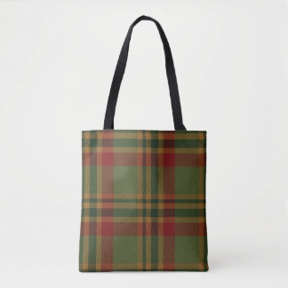 Black Watch Tartan Fabric Mönster Tygkasse