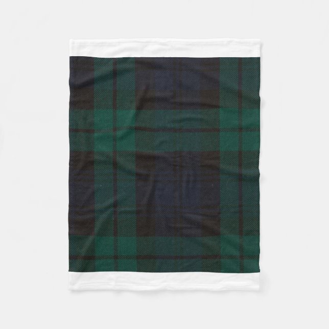 Black Watch Tartan Fleecefilt (Framsidan)