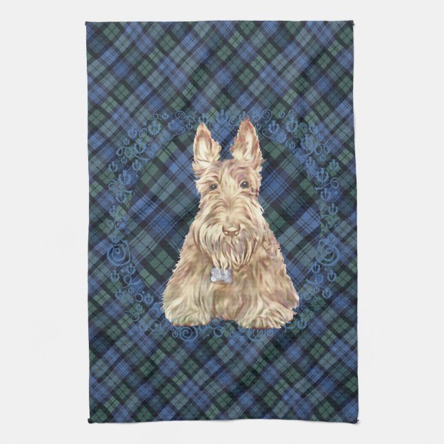 Black Watch-tartan Kökshandduk (Vertikal)