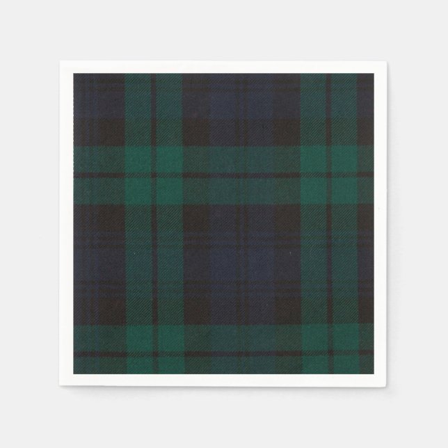 Black Watch Tartan Pappersservett (Framsidan)