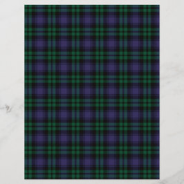 Black Watch Tartan, Plaid Scrapbook Papper