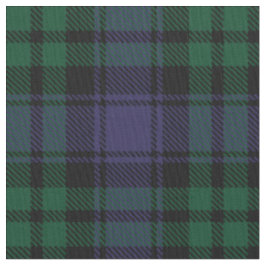 Black Watch Tartan, Plaid Tyg