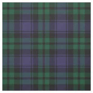 Black Watch Tartan, Plaid Tyg