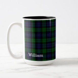 Black Watch Tartan Play personlig Två-Tonad Mugg