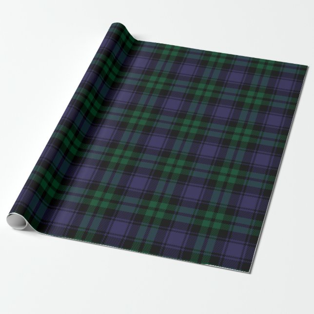 Black Watch Tartan, Play Presentpapper (Utrullad)