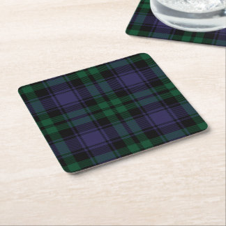 Black Watch Tartan, Play Underlägg Papper Kvadrat