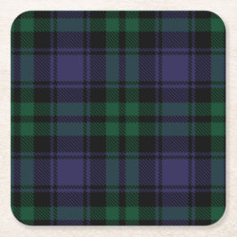Black Watch Tartan, Play Underlägg Papper Kvadrat