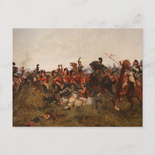 Black Watch vid Quatre-Bras Vykort