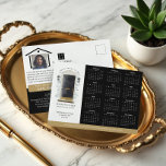 Black Watercolor Door Real Gods Calendar 2024 Vykort<br><div class="desc">Vackra och elegant i gods 2024-kalenderns vykort för marknadsföring. Vår design har en egen handmålad, svart, vattenfärgad ytterdörr. Står i kontakt med guld på brevlådeplatsen, dörrhandtaget och dörrparkeringsskylten. Modern svart utomhusvägg ljus och en lyckad dörröppningsdörr kompletterade den här charmerande designen av gods. Anpassa till ditt företag namn och valfri text...</div>