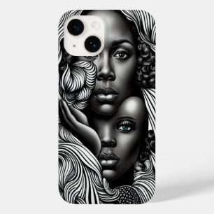 Black & White Abstrakt African American Women