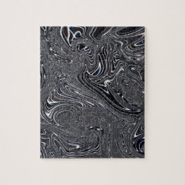 Black & White Abstrakt Digital Art Pussel