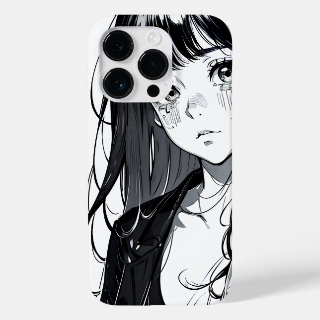Black & White Anime Girl (Baksida)