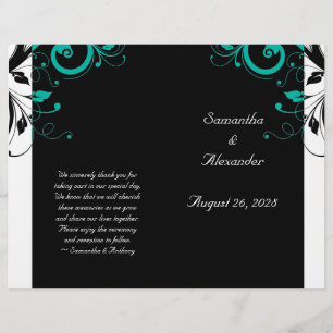 Black White Aqua omvänd Swirl-mappningsprogram