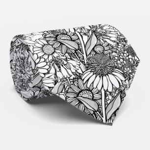 Black & White Australian WildblomGarden Slips