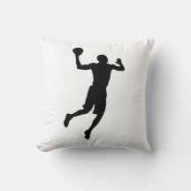 Black White Basketball Player Silhouette
