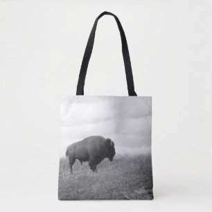 Black & White Bison på Backe Tygkasse