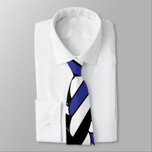 Black White Blue Rope Rand Mönster Slips