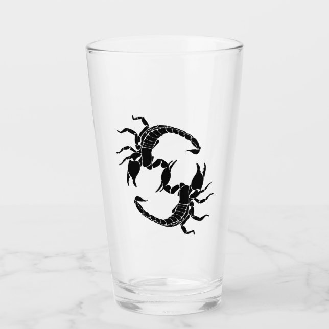 Black & White Brev S - Scorpions Glaskopp (Framsida)