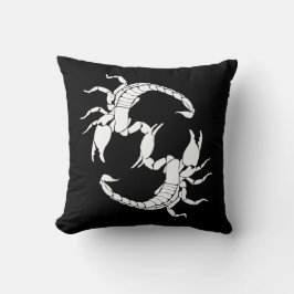 Black & White Brev S - två korpioner Kudde