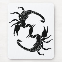 Black & White Brev S - två korpioner