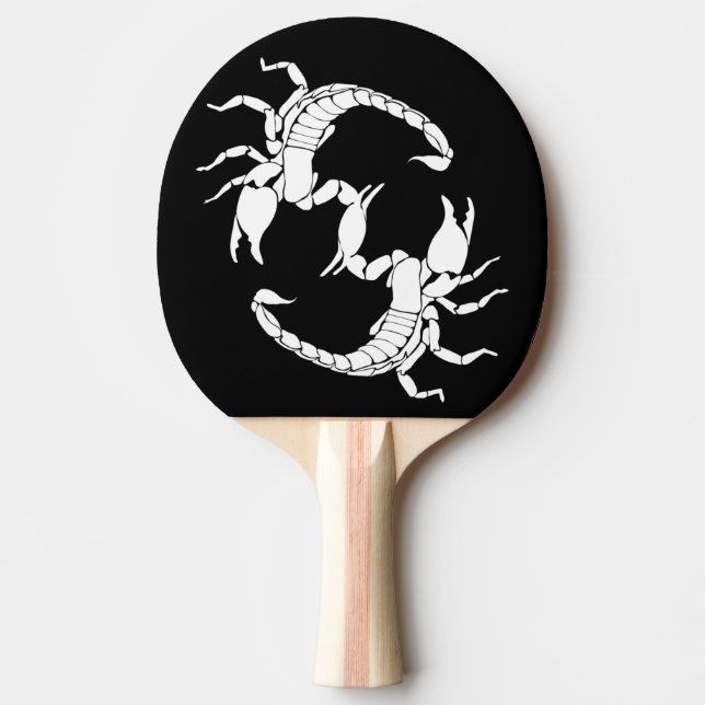Black & White Brev S - två korpioner Pingisracket (Framsidan)