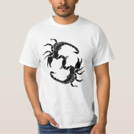 Black & White Brev S - två korpioner T Shirt