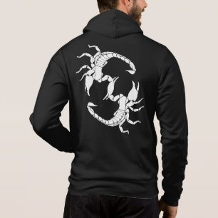 Black & White Brev S - två korpioner T Shirt