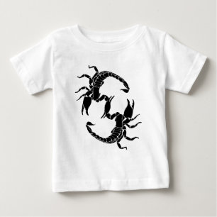 Black & White Brev S - två korpioner T Shirt