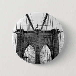 Black White Brooklyn Bridge New York Knapp