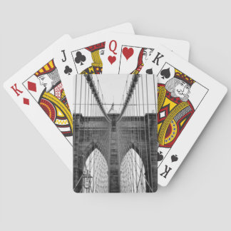 Black White Brooklyn Bridge New York Kortlek