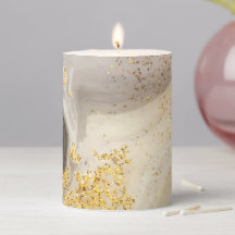 Black White Brown Grått Guld Glitter Marble Agate