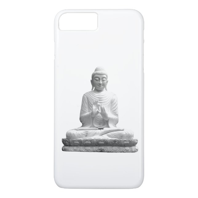 Black & White Buddha Statue Case-Mate iPhone Skal (Baksida)