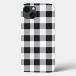 Black White Buffalo Gingham Check Play Helgdag Ca