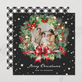 Black White Buffalo Play Stars Photo jul Julkort