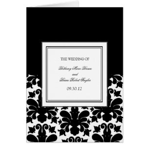 Black & White Ceremony-program OBS Kort