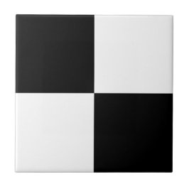 Black White Checker-designer Tile-keramik Kakelplatta