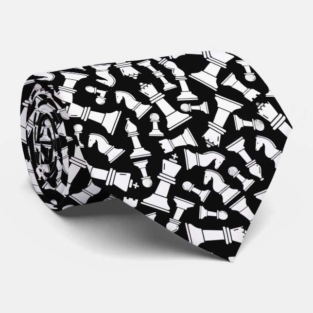 Black & White Chess Pieces Slips (Rullad)