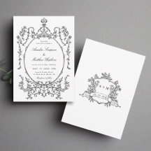 Black & White Classic Frame Wedding